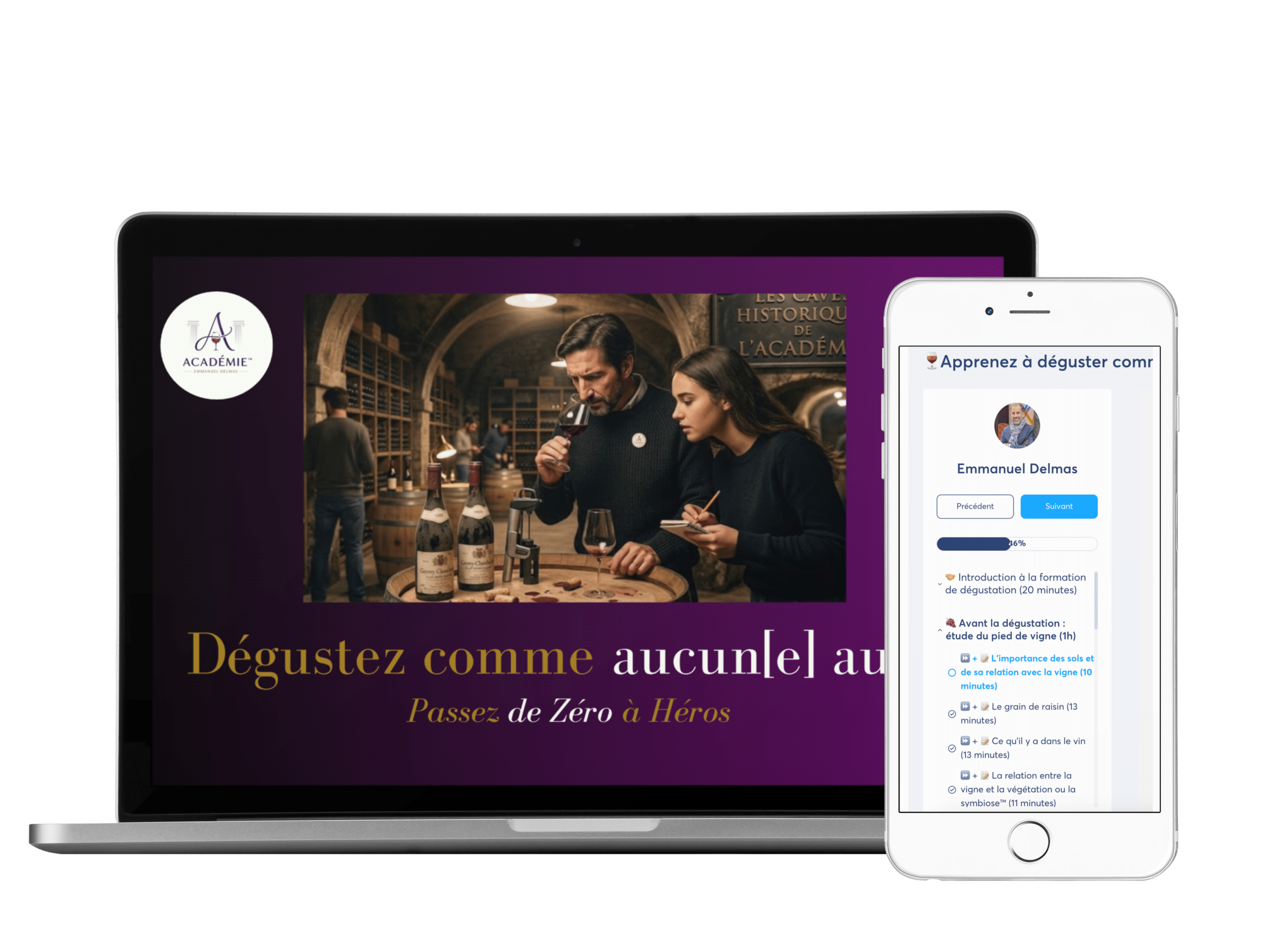 Apprendre à déguster le vin comme un pro avec l'Académie Emmanuel Delmas