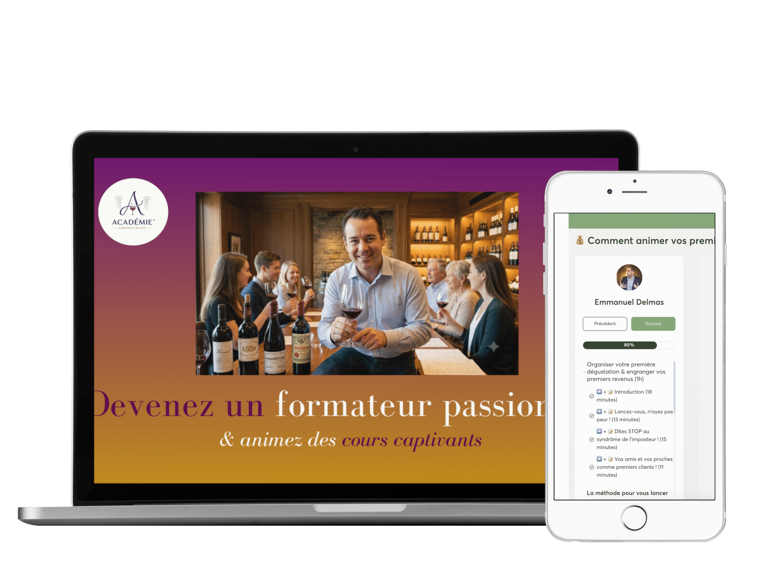 Devenez un formateur passionnant grâce ua programme complet de l'Académie™ d'Emmanuel Delmas