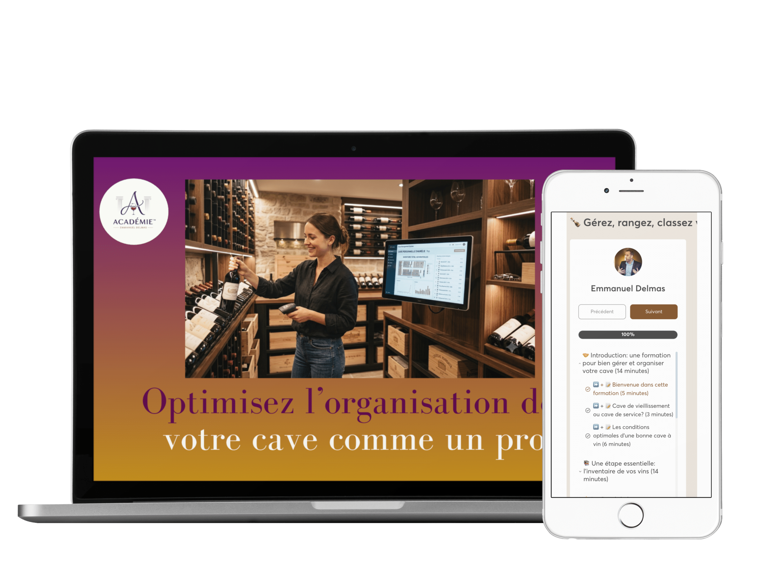 Gérer sa cave perso comme un pro grâce à l'Académie Emmanuel Delmas